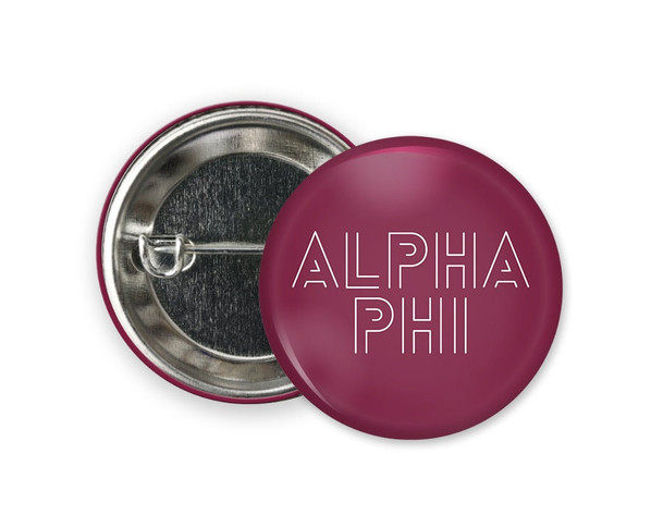 Alpha Phi Modera Button