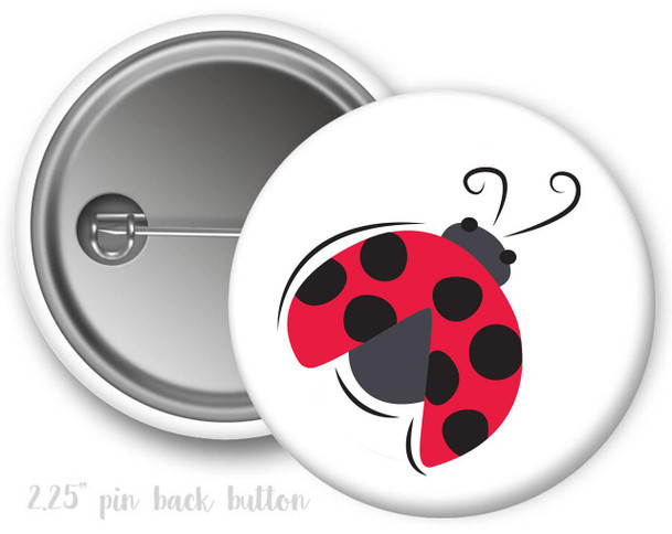  ASA Alpha Sigma Alpha Ladybug Button 