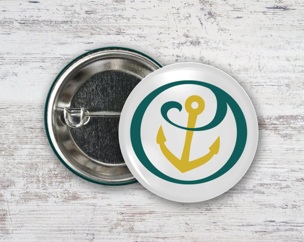  AST Alpha Sigma Tau Logo  Greek Pinback Sorority  Button 