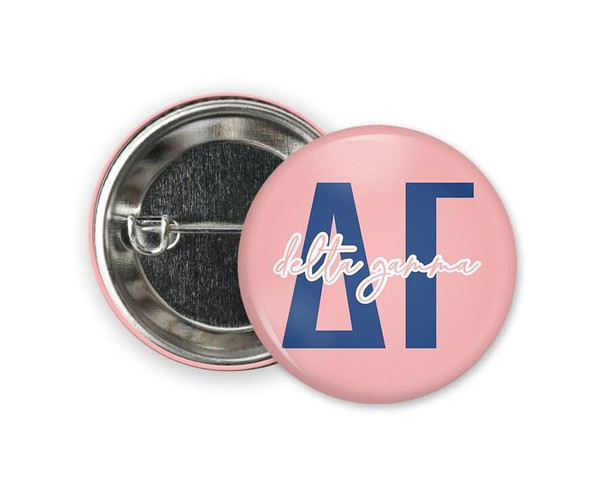  DG Delta Gamma Beyond  Greek Pinback Sorority  Button 
