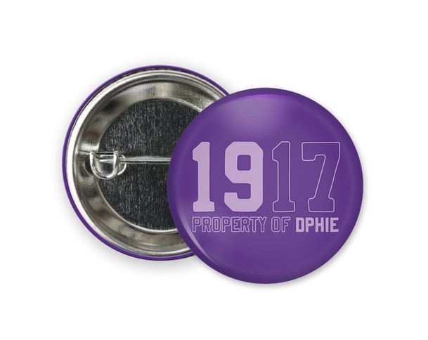 DPhiE Delta Phi Epsilon Property Of  Button  Greek Pinback Sorority  Button