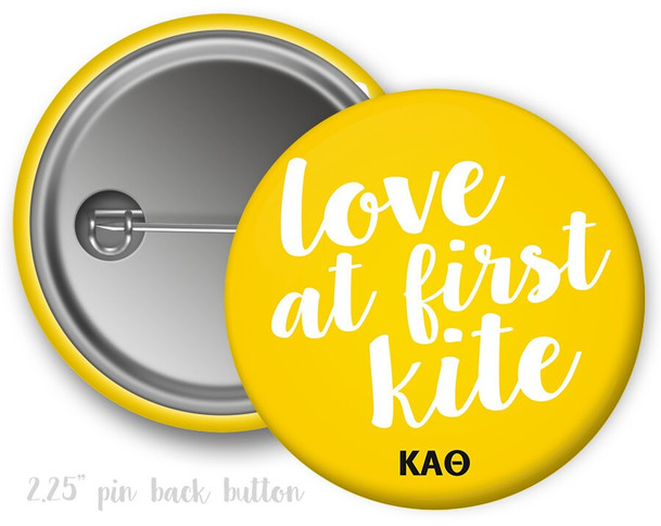 KAO Kappa Alpha Theta Love at First Kite Button