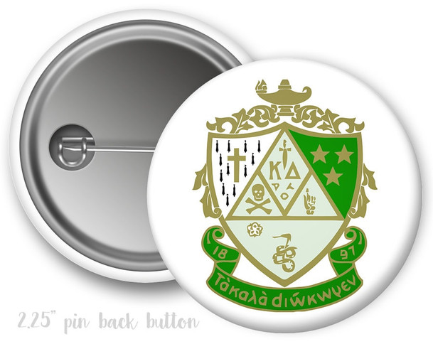 KD Kappa Delta Crest Button