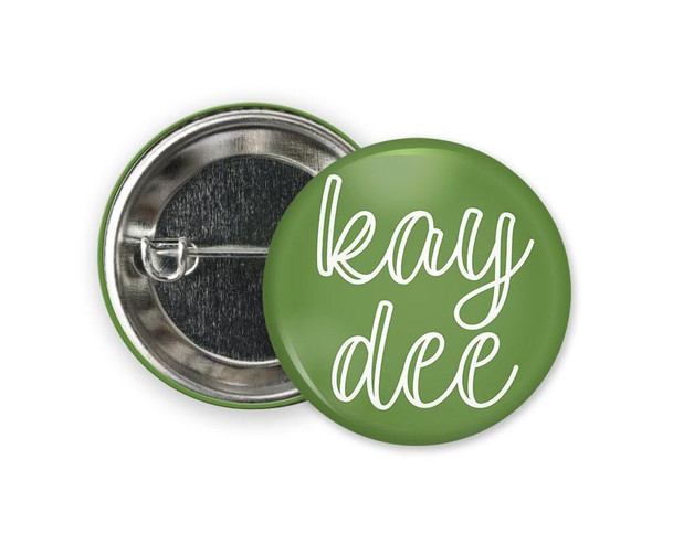 KD Kappa Delta Kem Button 