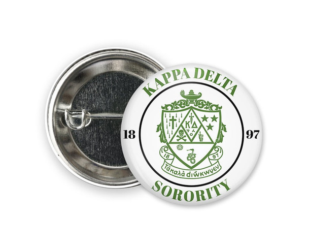 KD Kappa Delta Seal Button