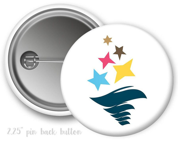  SDT Sigma Delta Tau Torch Logo Button 