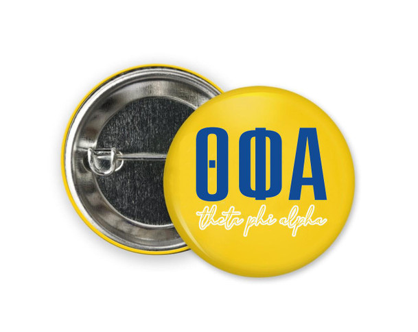  TPA Theta Phi Alpha Beyond Letters Button 