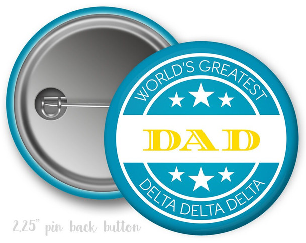 TriDelta Delta Delta Delta Dad Button