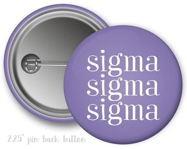 TriSigma Sigma Sigma Sigma Simple Button