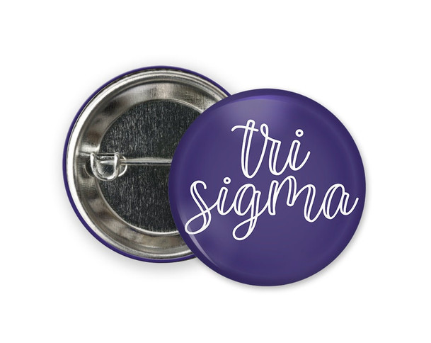 TriSigma Sigma Sigma Sigma Kem Button