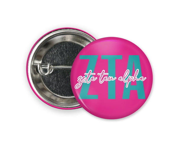 ZTA Zeta Tau Alpha Beyond Button