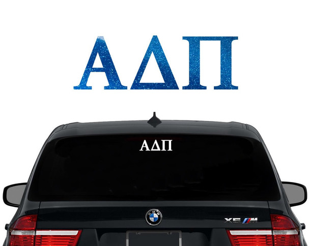 ADPi Alpha Delta Pi Greek Letters Sorority Decal Laptop Sticker Car Decal