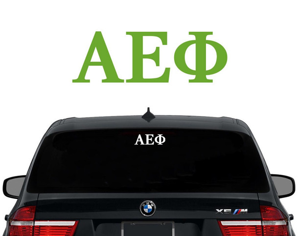 AEPhi Alpha Epsilon Phi Greek Letters Sorority Decal Laptop Sticker Car Decal