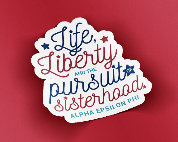 AEPhi Alpha Epsilon Phi Sisterhood Sticker