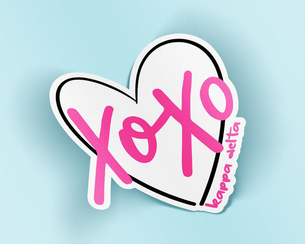 KD Kappa Delta XOXO Sticker