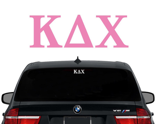 KDX Kappa Delta Chi Greek Letters Sorority Decal Laptop Sticker Car Decal