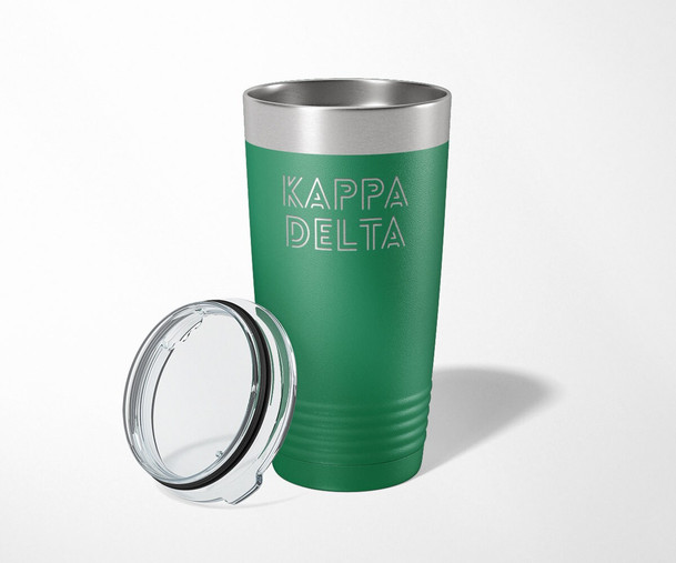 KD Kappa Delta Modera Stainless Steel Laser Engraved Tumbler-30 ounces