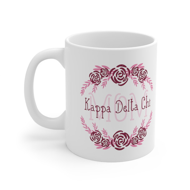 Kappa Delta Chi Floral Mom Coffee Mug