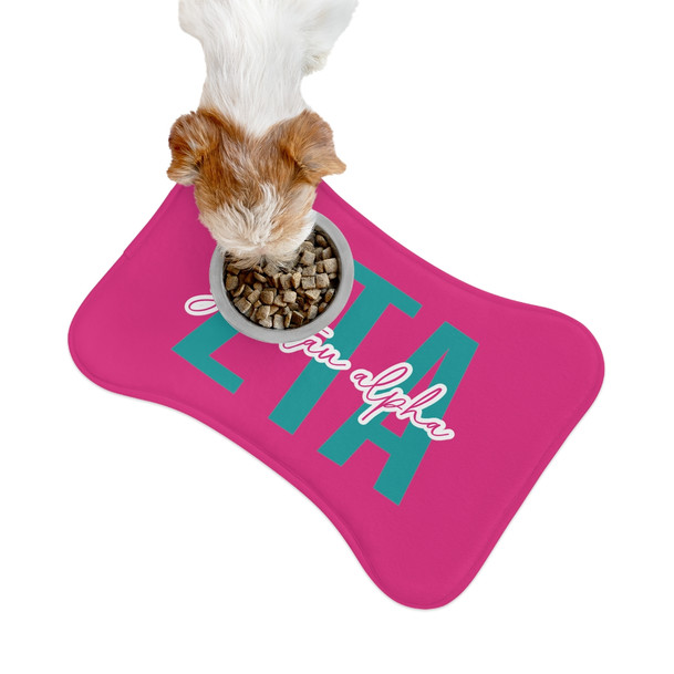 Zeta Tau Alpha Pet Feeding Mats