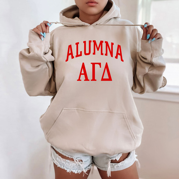 Alpha Gamma Delta Greek Alumna Hoodie