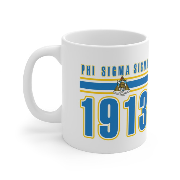 Phi Sigma Sigma Established Year Coffee Mug