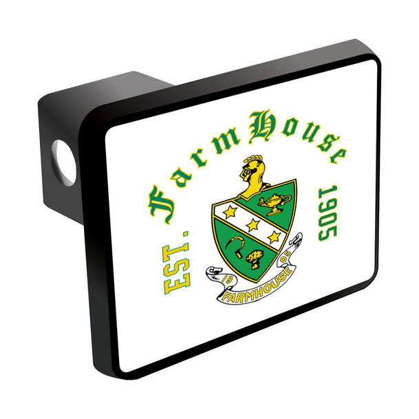FarmHouse Fraternity Trailer Hitch Cover Insert
