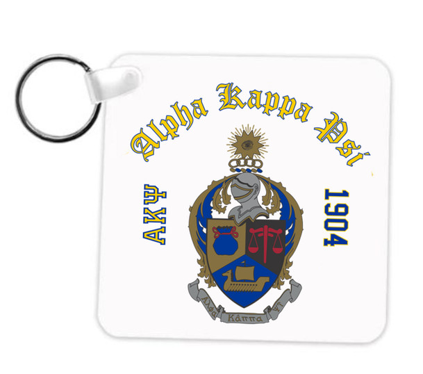 Alpha Kappa Psi Crest Key Chain