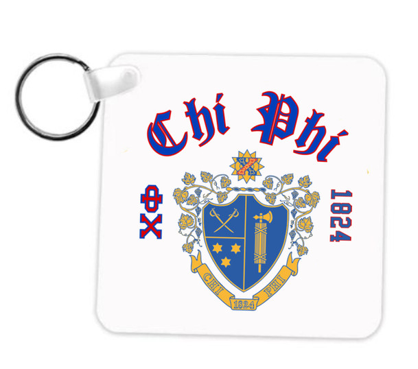 Chi Phi Crest Key Chain