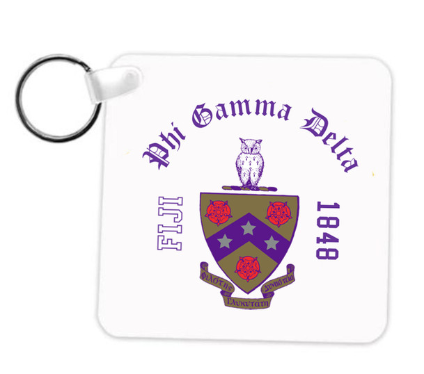 FIJI Fraternity - Phi Gamma Delta Crest Key Chain