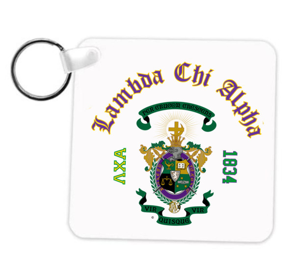 Lambda Chi Alpha Crest Key Chain