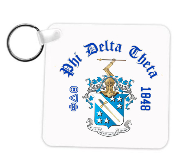 Phi Delta Theta Crest Key Chain