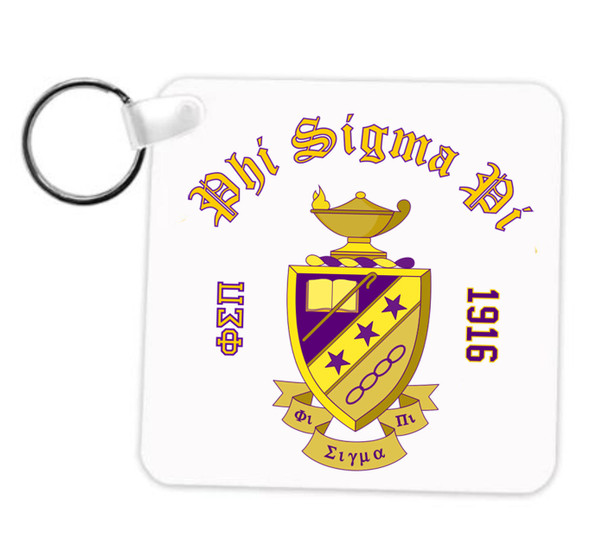 Phi Sigma Pi Crest Key Chain