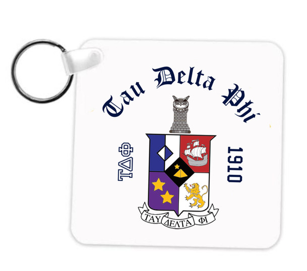 Tau Delta Phi Crest Key Chain
