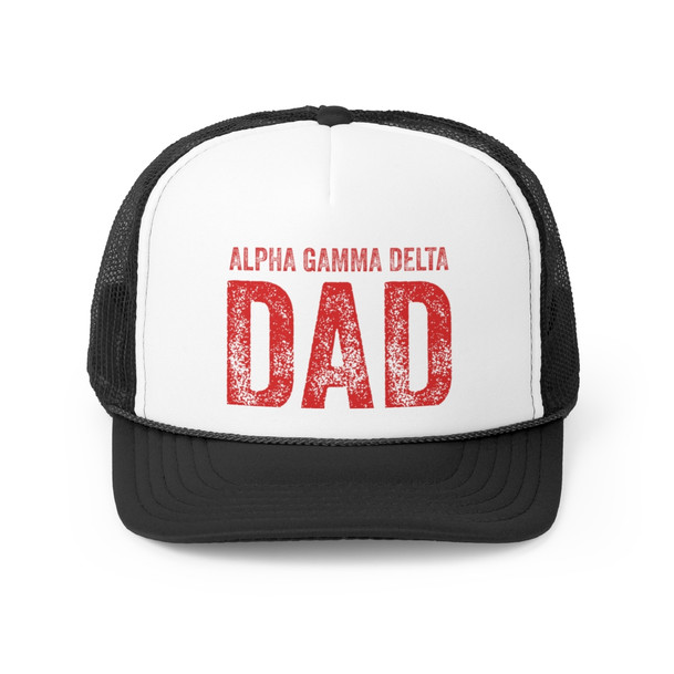 Alpha Gamma Delta Dad Trucker Caps