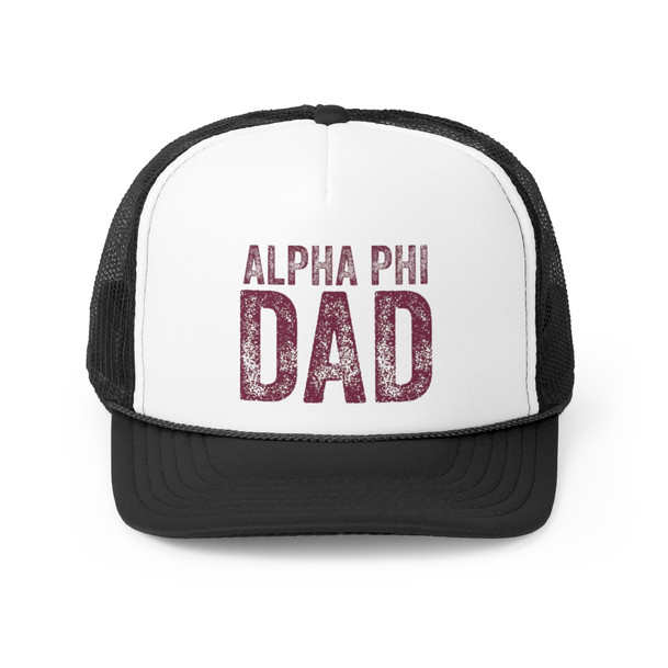 Alpha Phi Dad Trucker Caps