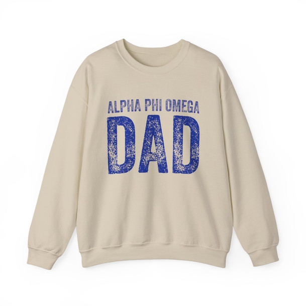 Alpha Phi Omega Dad Crewneck Sweatshirts