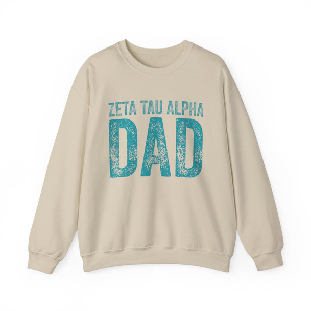 Zeta Tau Alpha Dad Crewneck Sweatshirts