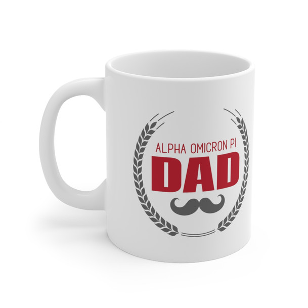 Alpha Omicron Pi Dad Coffee Mugs