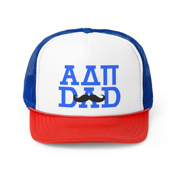  Alpha Delta Pi Dad Stache Trucker Caps 