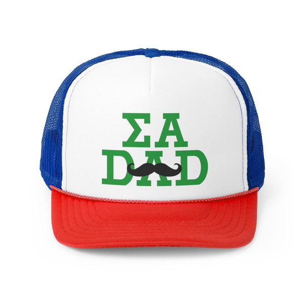  Sigma Alpha Dad Stache Trucker Caps 