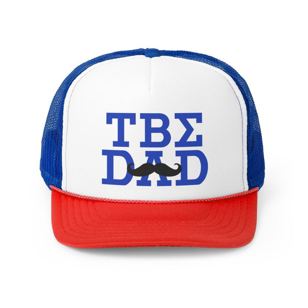  Tau Beta Sigma Dad Stache Trucker Caps 