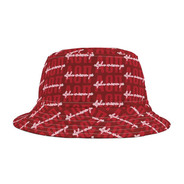 Alpha Omicron Pi All Over Print Bucket Hat