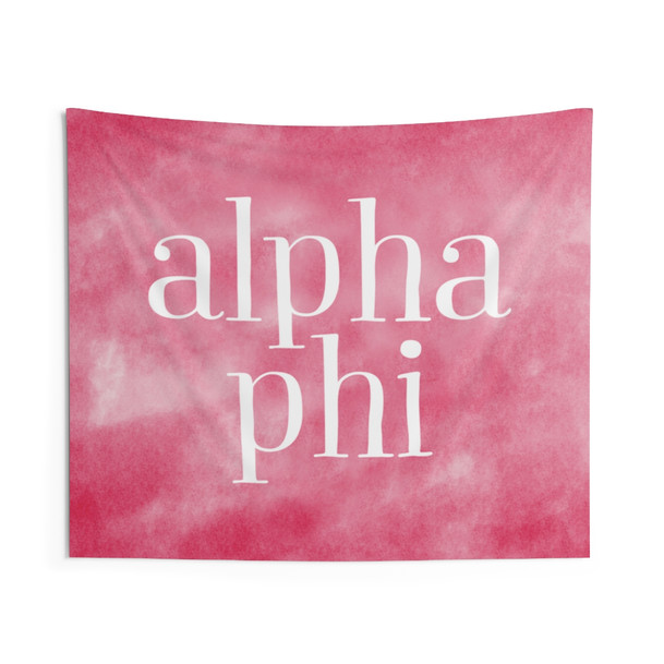 Alpha Phi Indoor Wall Tapestries