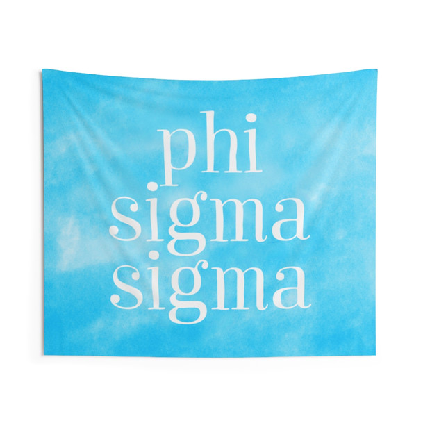 Phi Sigma Sigma Indoor Wall Tapestries