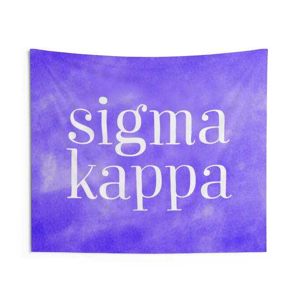 Sigma Kappa Indoor Wall Tapestries