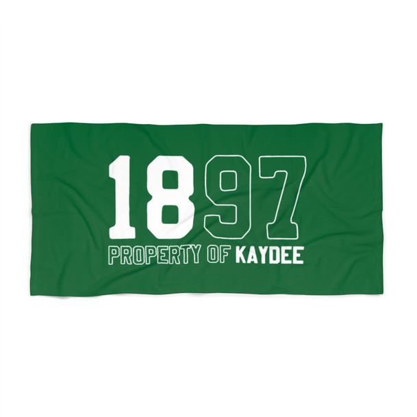 Kappa Delta Year Beach Towel