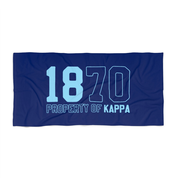 Kappa Kappa Gamma Year Beach Towel