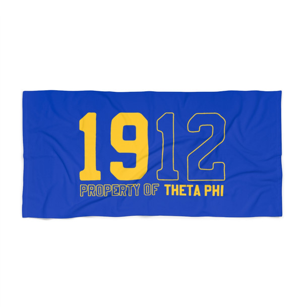 Theta Phi Alpha Year Beach Towel