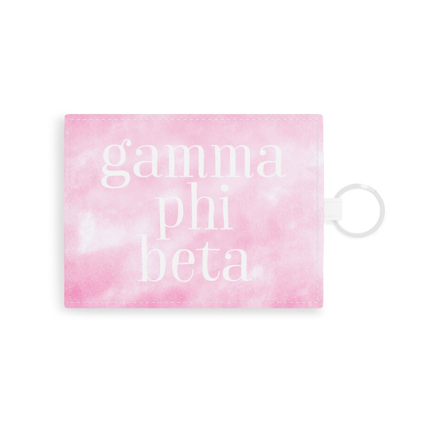Gamma Phi Beta Leather Card Holder