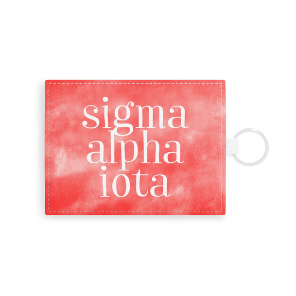 Sigma Alpha Iota Leather Card Holder